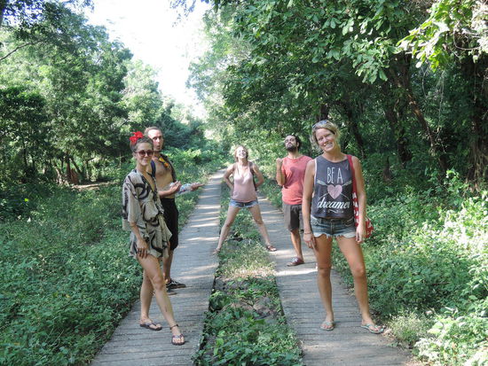 Auf dem Weg zum Bullenreiten