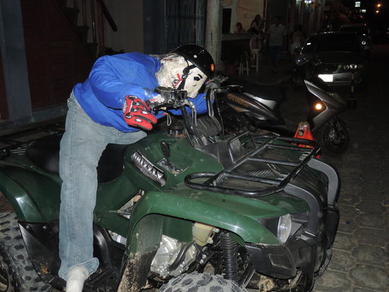 Die selbstgebastelten Puppen