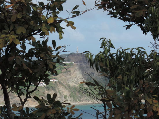 Ausblick auf die Jesusstatue
