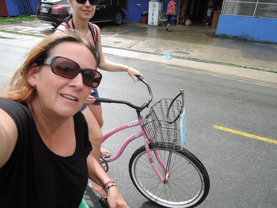 Mit dem Radl Richtung Boca del Drago