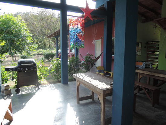 Aufenthaltsraum des Hostels