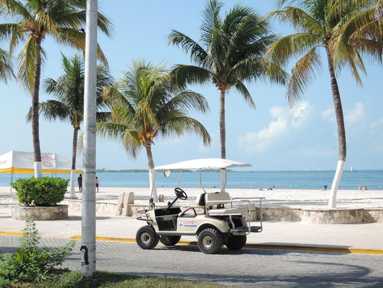 Mit diesen Geraeten kann man die Insel erkunden...