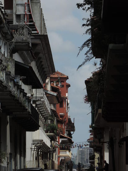 In Casco Viejo stehen neue Haeuser...