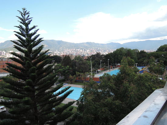 Blick von der Dachterasse