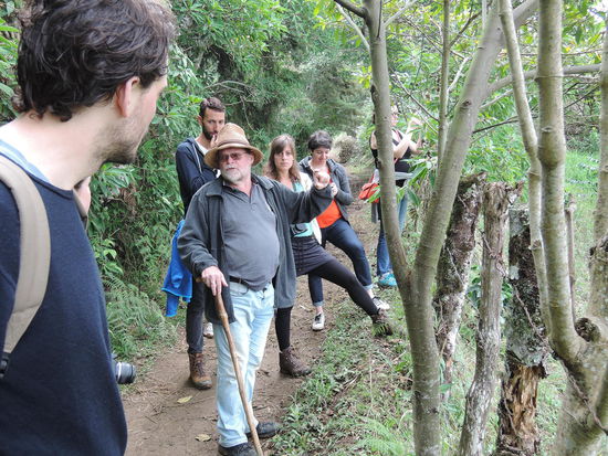 Der Kaffeebauer, Tim aus England, nennt sich hier aber Don Eduardo