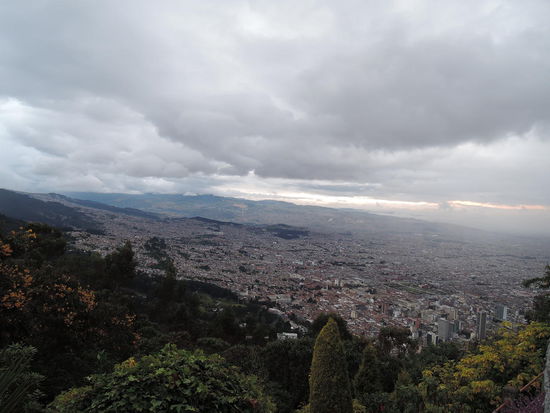 Blick ueber Bogota