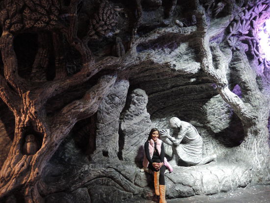 Die huebschen Kolumbianerinnen beim Posen