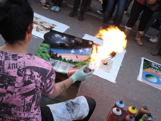 ...und hat wirklich gut Geschaeft gemacht