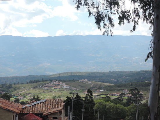 Blick ueber die Landschaft rund um Villa de Leyva