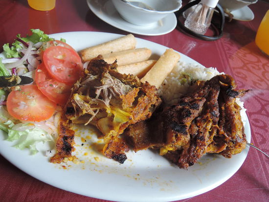 Da die Gegend bekannt ist fuer Ziegenfleisch, gab es da mal Ziege zur Abwechslung