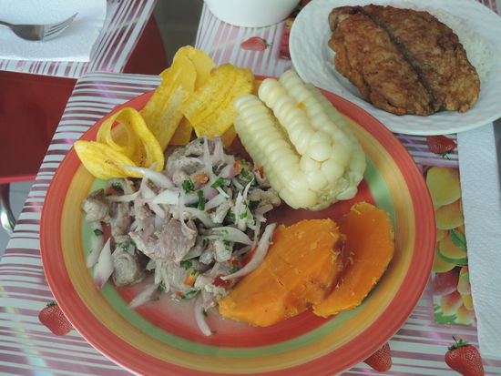 Ceviche, roher Fisch, soooo lecker