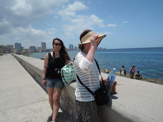 Am Malecon in Havanna