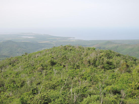 Ausblick Richtung karibische Kueste