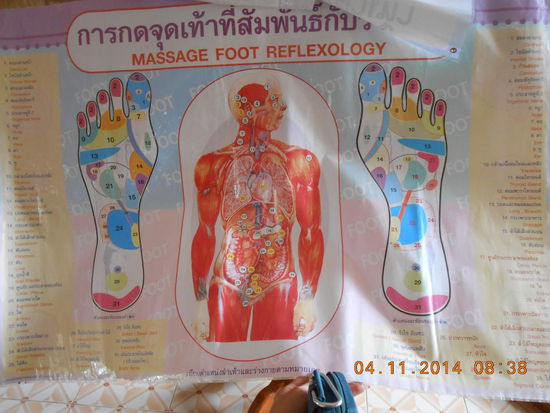 Fußmassage ist soweit sinnvoll, da verschiedene Teile des Fußes mit anderen Körperteilen "in Verbindung stehen". So stehen zum Beispiel die Zehen für Kopf, Gesicht, ect und die Ferse für den Unterleib. (Fragt das lieber die Profis)