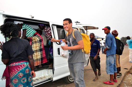 Trotz vieler Stunden in zahlreichen Minibussen ließen wir uns die gute Laune nicht verderben.