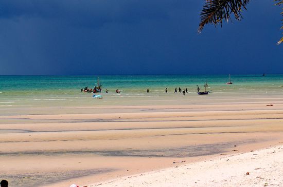Unser Hausstrand in Vilanculo.