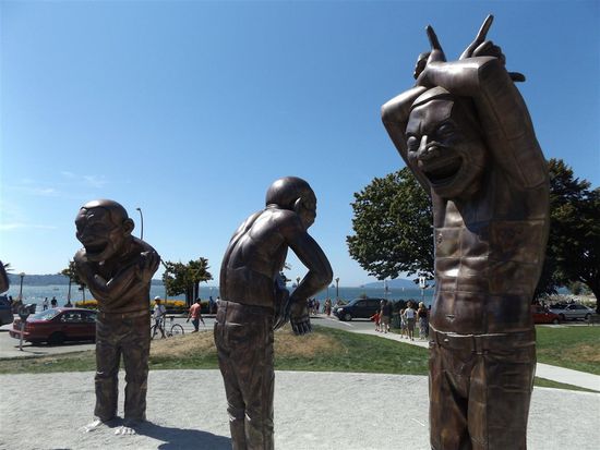 Skulpturenpark A-maze-ing Laughter an der English Bay