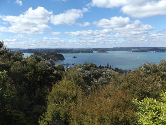 Unten sieht man den Anlegeplatz von Russell