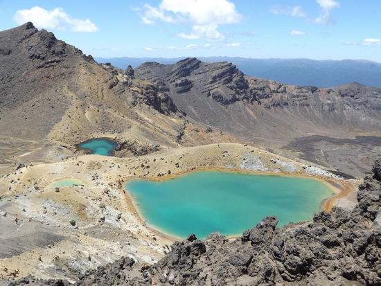 Emerald Lakes und ich fuehle mich an Wai- O- Tapu erinnert