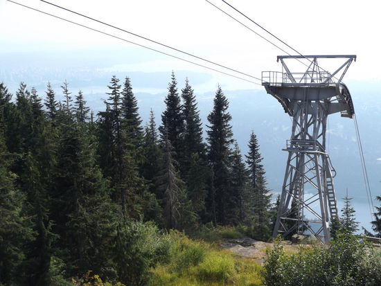 links sieht man Downtown Vancouver und Stanley Park