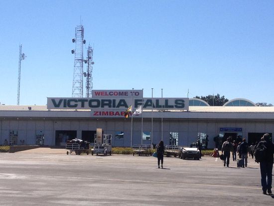 Flughafen Victoria Falls in Simbabwe