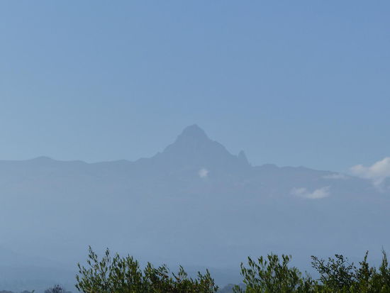 Der Mount Kenya der höchste Berg Kenias