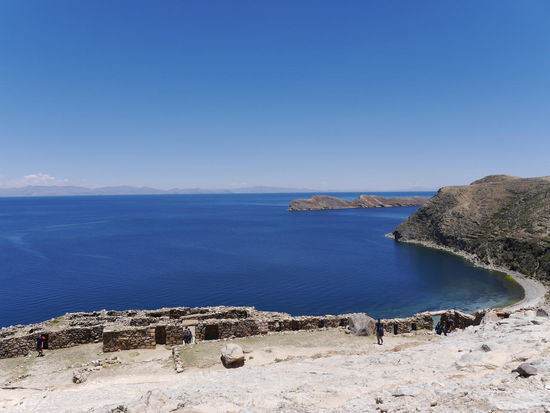 Mauern des Inka- Palastes