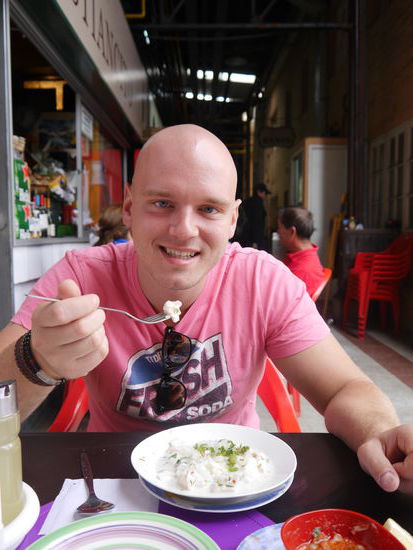 Ceviche - roher in Limettensaft marinierter Fisch  (ursprünglich aus Peru, mittlerweile aber in ganz Südamerika beliebt)