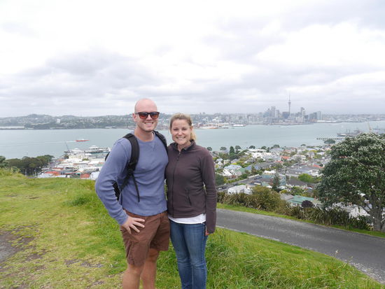 Blick vom Mt. Victoria  (leider zog das Wetter kurzzeitig etwas zu)