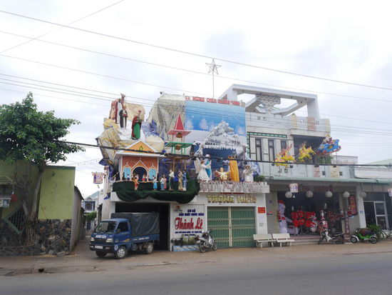 Krippe auf dem Dach.. auch net schlecht 