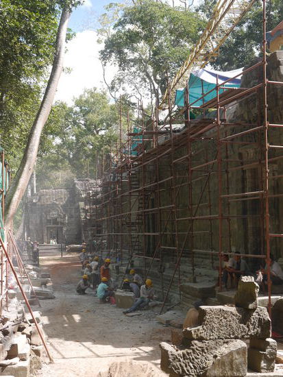 Die Restaurierungsarbeiten sind noch nicht abgeschlossen