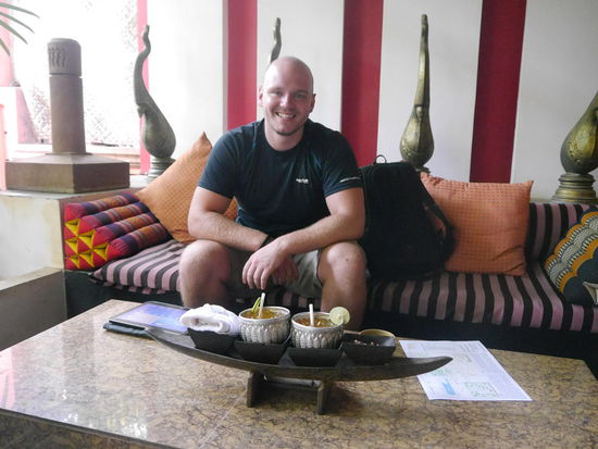 Begrüßungscocktail im Golden Tempel