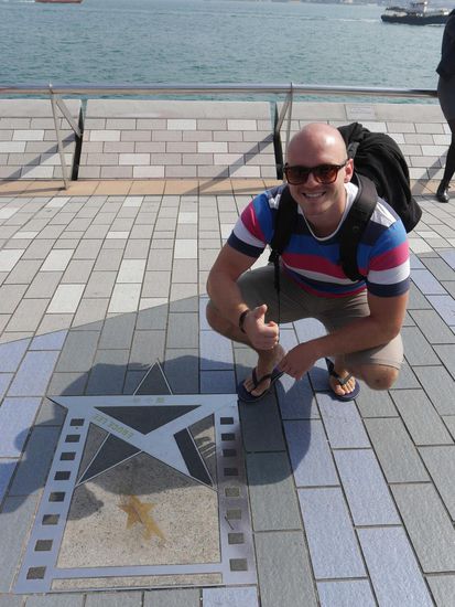 Avenue of Stars... quasi der asiatische walk of fame 