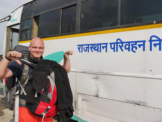 Unser Bus gibt den Geist auf