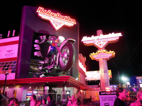 Harley Davidson Café - hier gibt's wirklich leckeres BBQ 