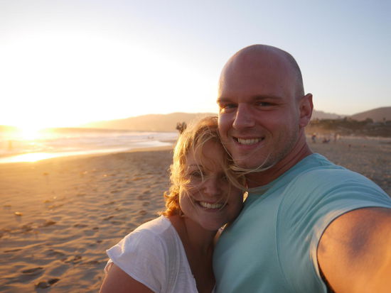 Sonnenuntergang am Maibu Beach