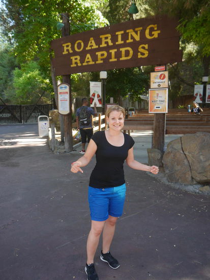 Jaaaa, in den USA wird man beim Rafting richtig nass,  gell Sina?  