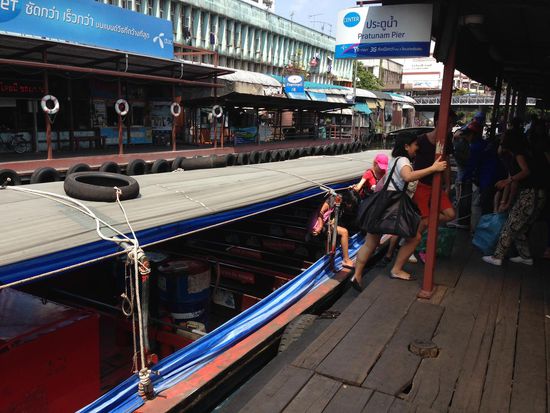 Bootsfahrt auf dem Khlong