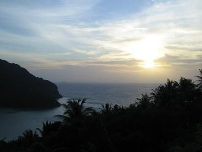 Sonnenuntergang vom Viewpoint aus. Sieht ganz nett aus !