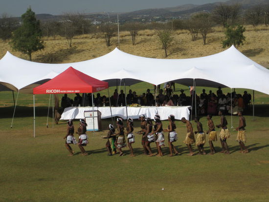 Selbst vom Caprivi Streifen...