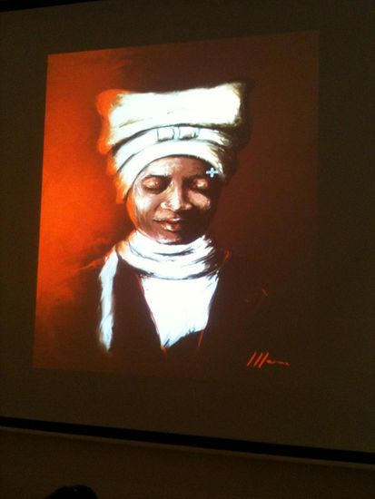 Genau wie diese Dame.