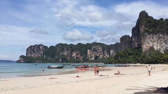 Der Strand sah super aus leider war das Wasser zu seicht bei Ebbe...  