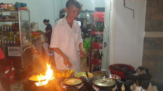 Banh Xeo gabs zum Abendmahl...