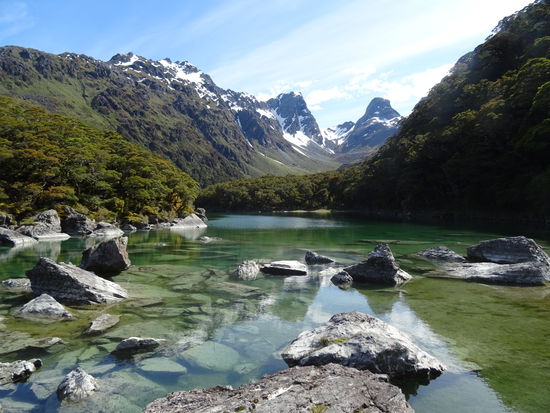 Routeburn, Aussicht vom Mackenzie See