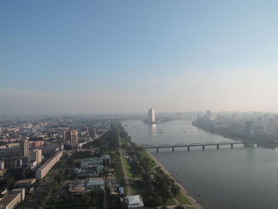Unser Hotel vom Juche-Turm.