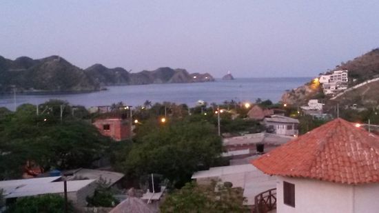 Blick vom Dach meines Hostels.