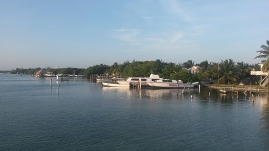 Ankunft auf Caye Caulker.