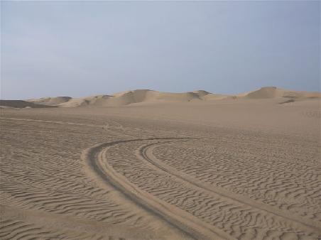 Spuren im Sand