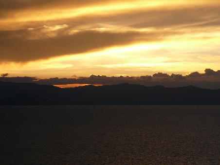 Sonnenuntergang von Copacabana