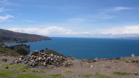 Auf der Fahrt von Copacabana nach La Paz